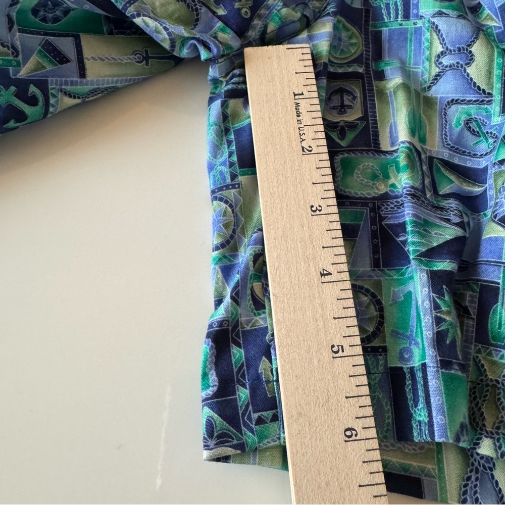 NEW Vintage 90s Toucan Dance Shorts Mens Large Colorful AOP Beach Sail Boat Knot - Picture 5 of 8